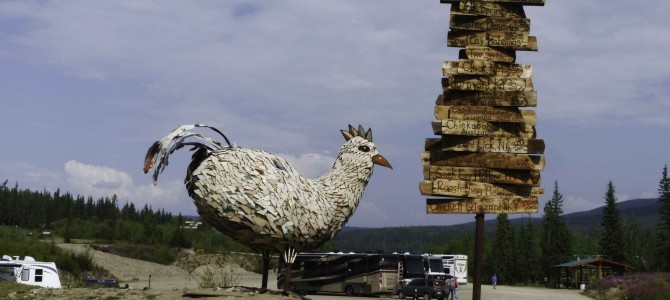 Chicken AK.  Day 25; 108 miles, 2,472 total miles-Updated
